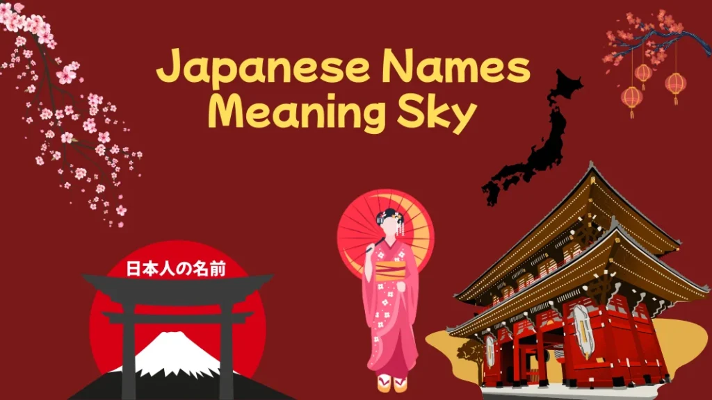 Japanese Names Meaning Sky